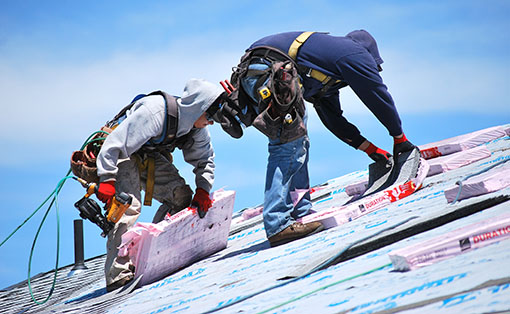 Tile floor installation